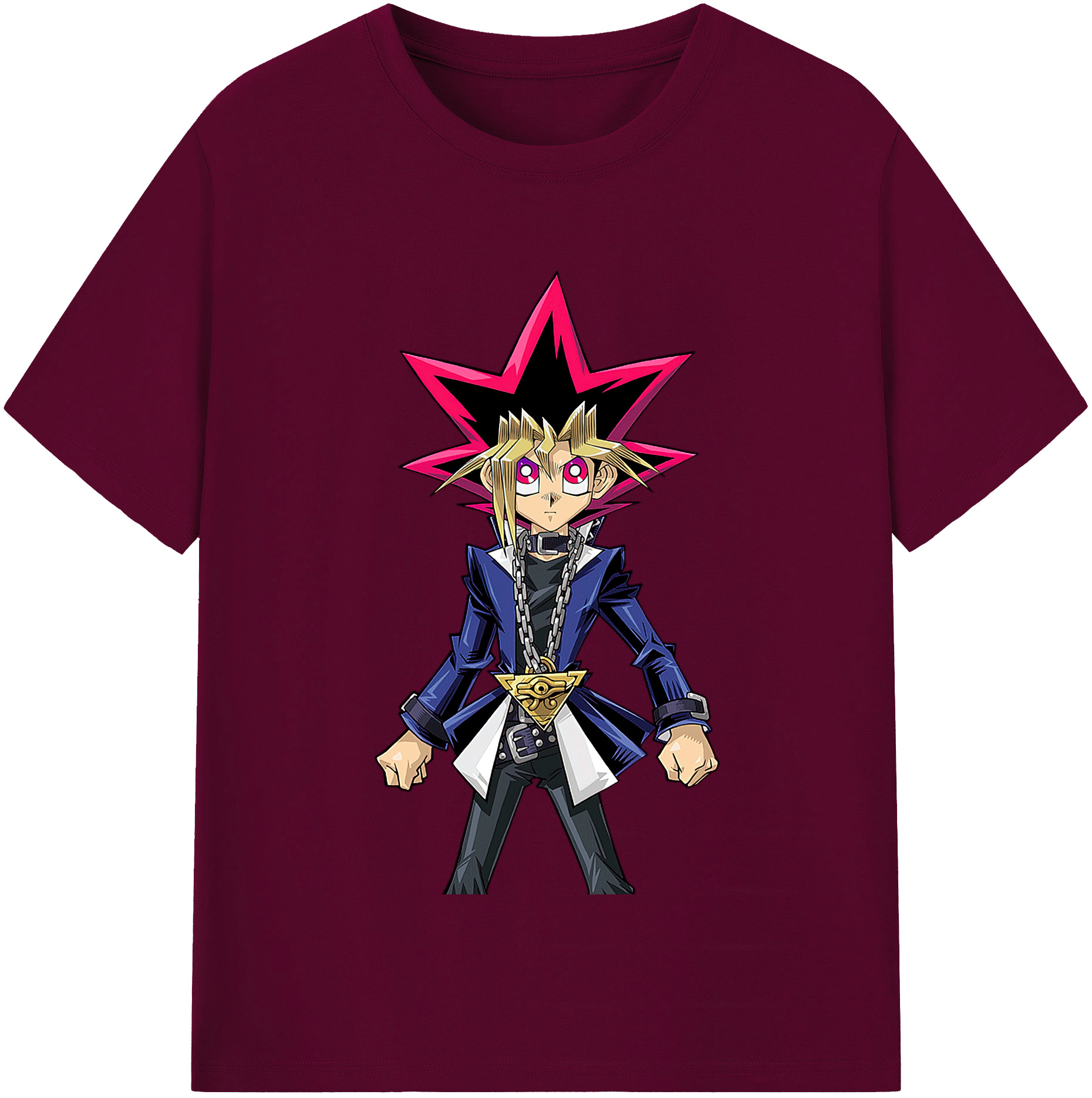 （画像用） 遊☆戯☆王 Yu-Gi-Oh! レディースカジュアルプリントTシャツ（綿100％）